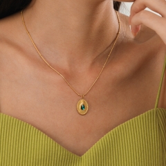 Gold Plated Jewelry Stainless Steel Necklace NS-1400