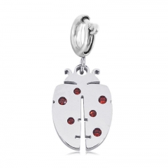 Stainless Steel Clasp Pendant Charm for Bracelet and Necklace   TK0264R