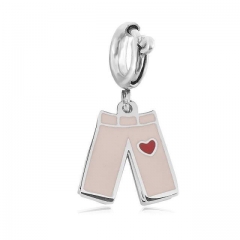 Stainless Steel Clasp Pendant Charm for Bracelet and Necklace   TK0241P