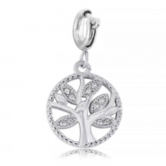 Stainless Steel Clasp Pendant Charm for Bracelet and Necklace   TK0258