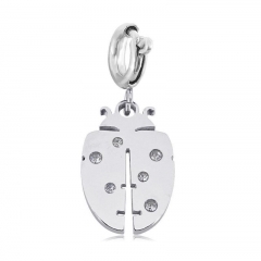 Stainless Steel Clasp Pendant Charm for Bracelet and Necklace   TK0264W