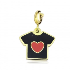 Stainless Steel Clasp Pendant Charm for Bracelet and Necklace   TK0226KG