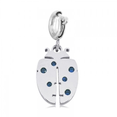 Stainless Steel Clasp Pendant Charm for Bracelet and Necklace   TK0264B