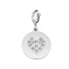 Stainless Steel Clasp Pendant Charm for Bracelet and Necklace   TK0216