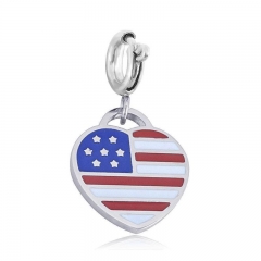 Stainless Steel Clasp Pendant Charm for Bracelet and Necklace   TK0263