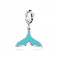 Stainless Steel Clasp Pendant Charm for Bracelet and Necklace   TK0239
