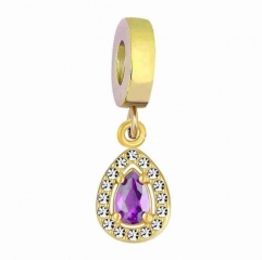 Stainless Steel 18K Gold plated pendant charm Jewelry Accessory  PD0907GG