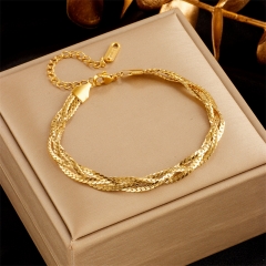 stainless steel chain bracelet for women  BS-2382B