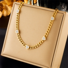 steel necklaces for women new in fashion jewelry  NS-1698B