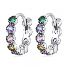 925 Sterling Silver Fashion Jewelry Ladies Earrings  SCE1494