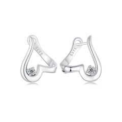 925 Sterling Silver Fashion Jewelry Ladies Earrings  BSE970