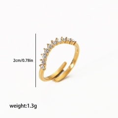 Fashion Stainless Steel Women Ring RS-1585