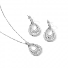 Stainless steel necklace set for women STAO-3934A