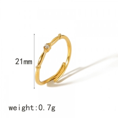 Fashion Stainless Steel Women Ring RS-1607