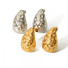 Women Jewelry Stainless Steel Gold drop Earrings ES-2834