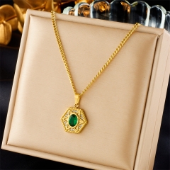 gold plated stainless steel necklace for women jewelry NS-1826