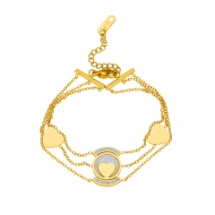 gold stainless steel bracelet women jewelry  BS-2603