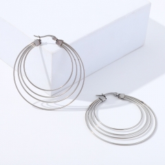 stainless steel minimalist gift jewelry earrings for womenES-3002S