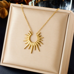 gold plated stainless steel necklace for women jewelry NS-1839