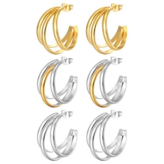 stainless steel minimalist gift jewelry earrings for womenES-2999