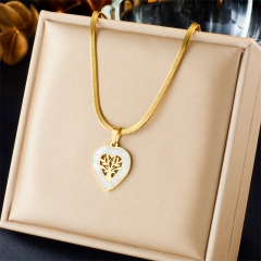 gold plated stainless steel necklace for women jewelry NS-1836