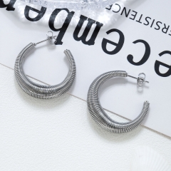 stainless steel minimalist gift jewelry earrings for womenES-3018S