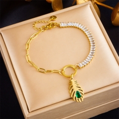 gold stainless steel bracelet women jewelry  BS-2595