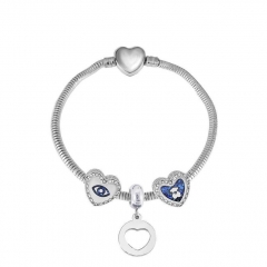 Stainless Steel Heart Bracelet Charms Wholesale  XK3438