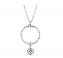 stainless steel charm necklace for girl PDN767