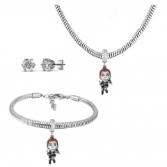 Stainless Steel Pandent Charms Jewelry Set   PDS291