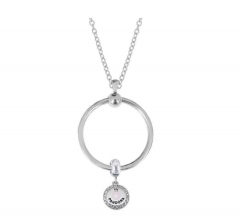 stainless steel charm necklace for girl PDN771