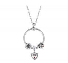 stainless steel charm necklace for girl PDN795