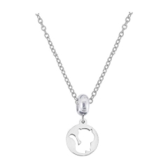 Stainless Steel Gold plated Charms Necklace  PDN209