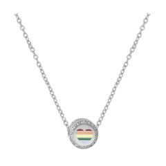 Stainless Steel Pan Pendant One Charm Necklace  PDN360