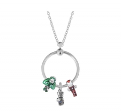 stainless steel charm necklace for girl PDN787