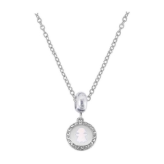 Stainless Steel Pan Pendant One Charm Necklace  PDN337