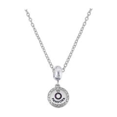 Stainless Steel Pan Pendant One Charm Necklace  PDN349