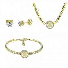Stainless Steel Pandent Charms Jewelry Set   PDS295