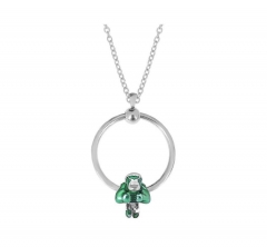 stainless steel charm necklace for girl PDN779